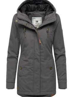 Ragwear Damen Winterjacke - Monadena Parka YOUMODO in grau