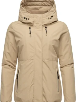 Ragwear Damen Winterjacke - Sunniva in taupe