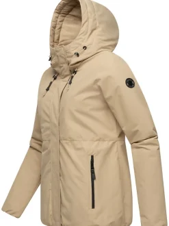 Ragwear Damen Winterjacke - Sunniva in taupe