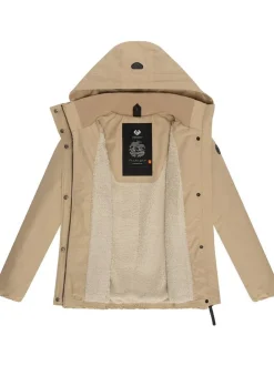 Ragwear Damen Winterjacke - Sunniva in taupe
