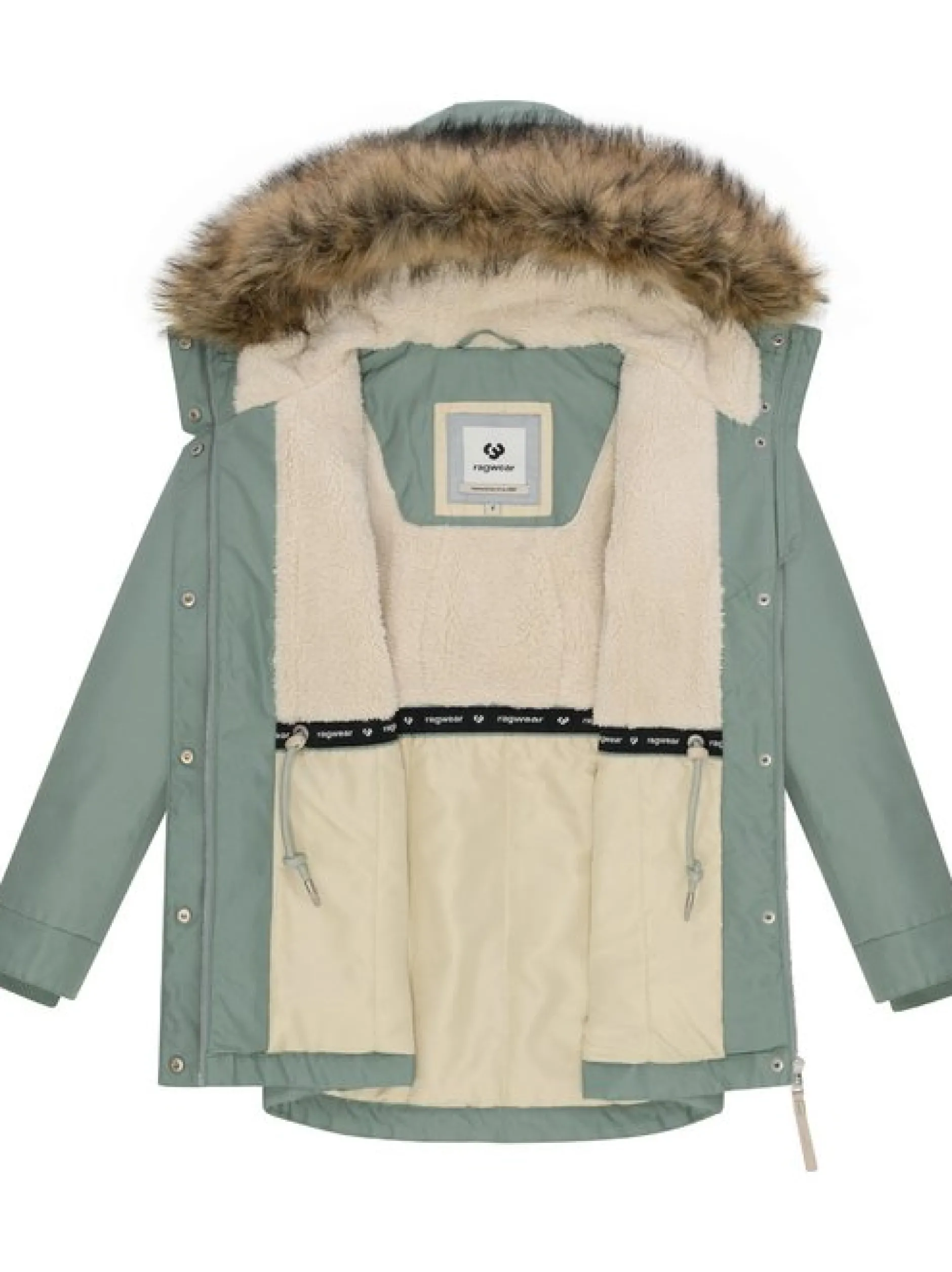 Ragwear Damen Winterjacke - Tawny Short YOUMODO in grün