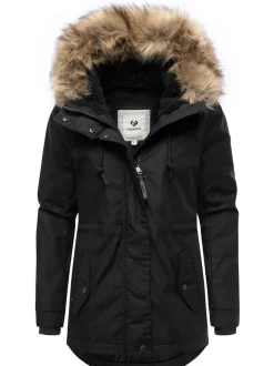 Ragwear Damen Winterjacke - Tawny Short YOUMODO in schwarz