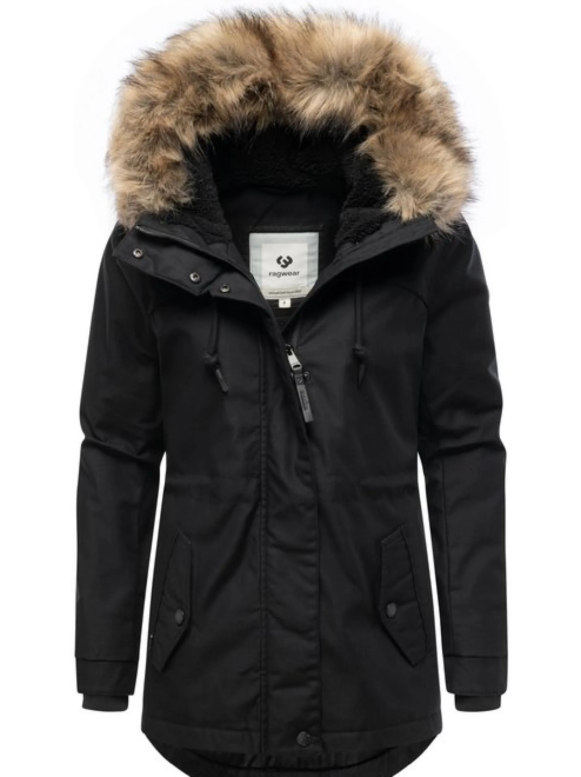 Ragwear Damen Winterjacke - Tawny Short YOUMODO in schwarz