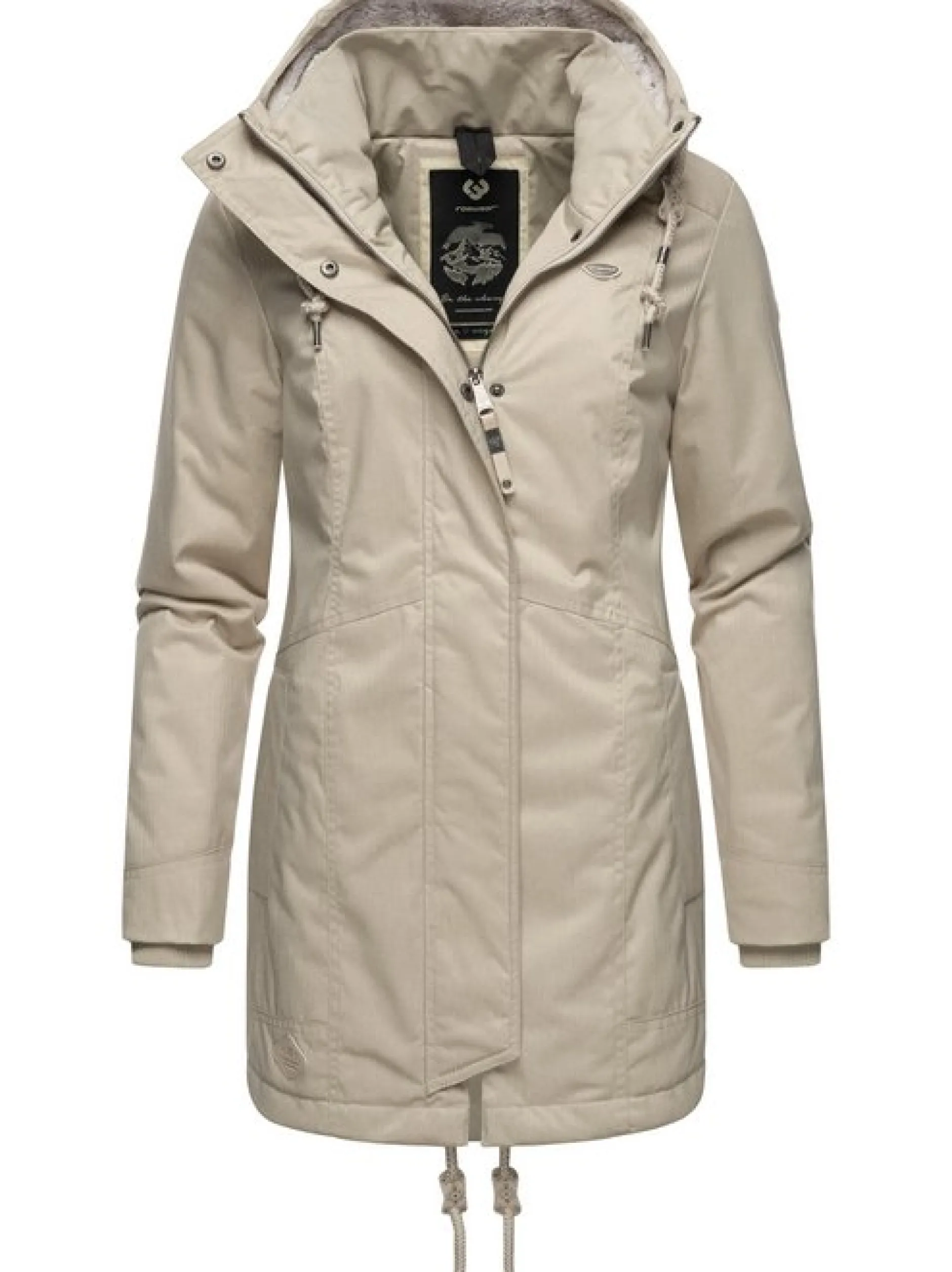 Ragwear Damen Winterjacke - Tunned in beige