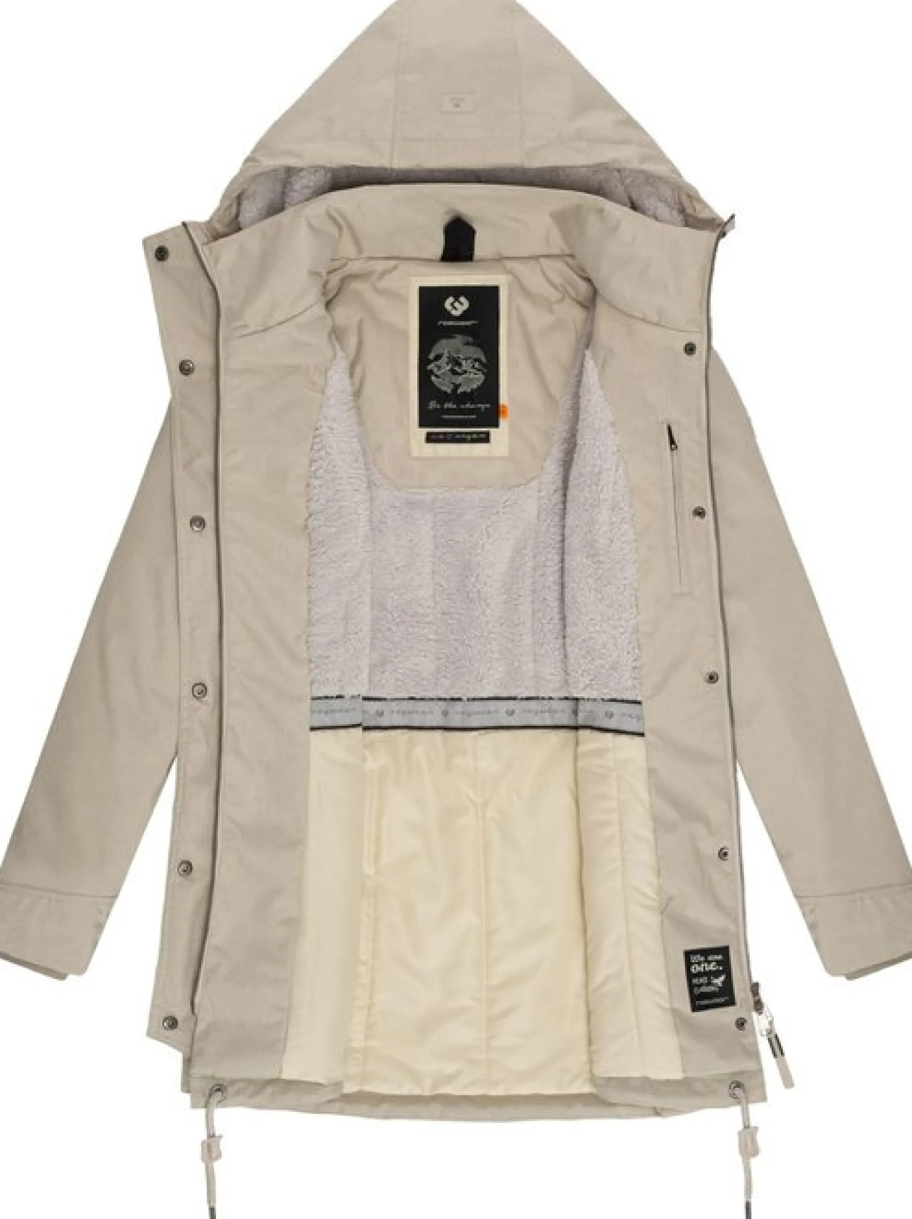 Ragwear Damen Winterjacke - Tunned in beige
