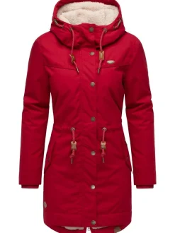 Ragwear Damen Winterjacke - YM-Canny in rot