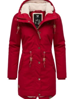 Ragwear Damen Winterjacke - YM-Canny in rot