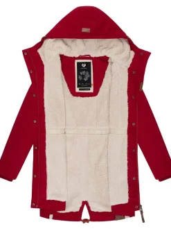 Ragwear Damen Winterjacke - YM-Canny in rot