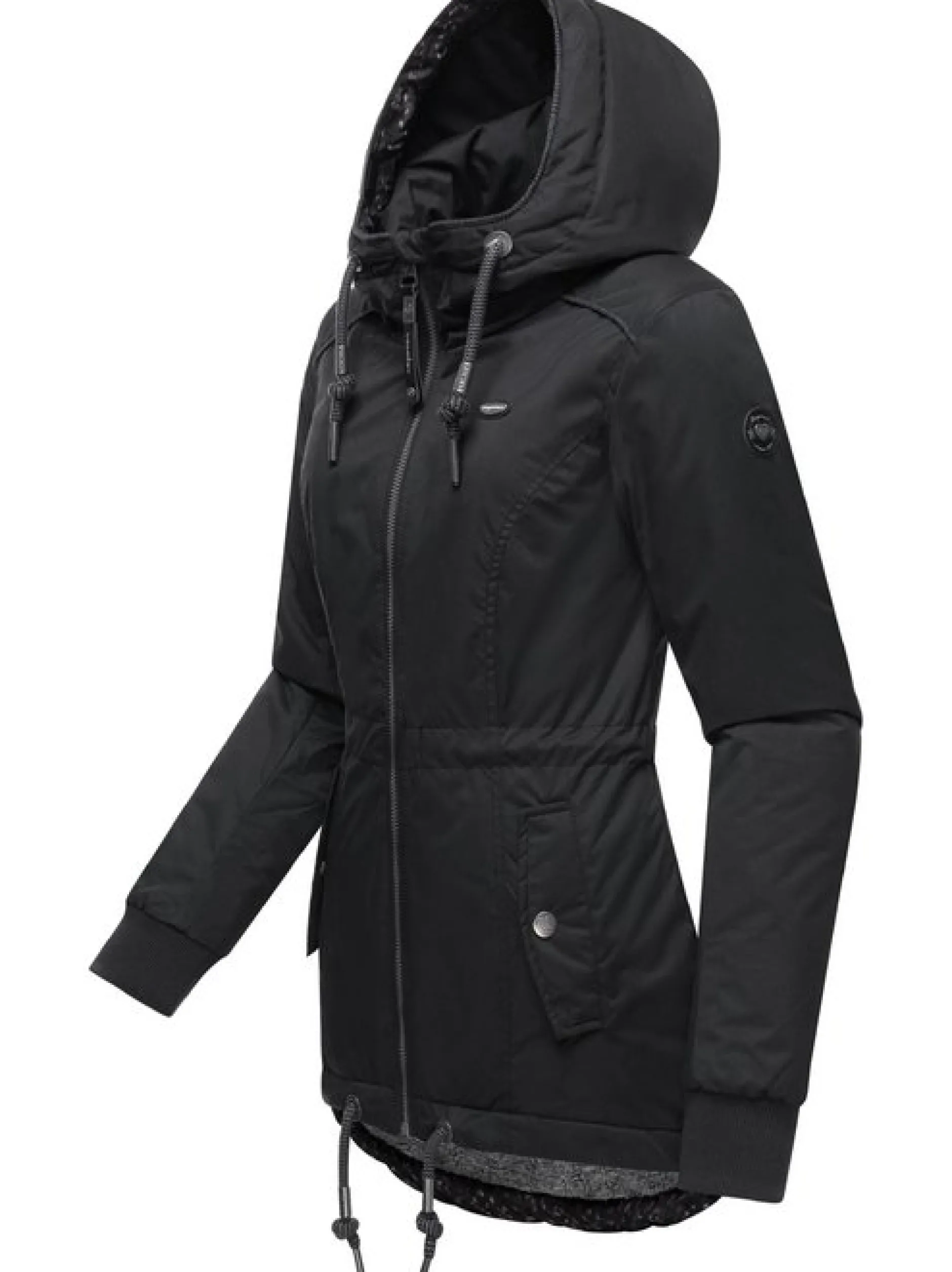 Ragwear Damen Winterjacke - YM-Danka in schwarz