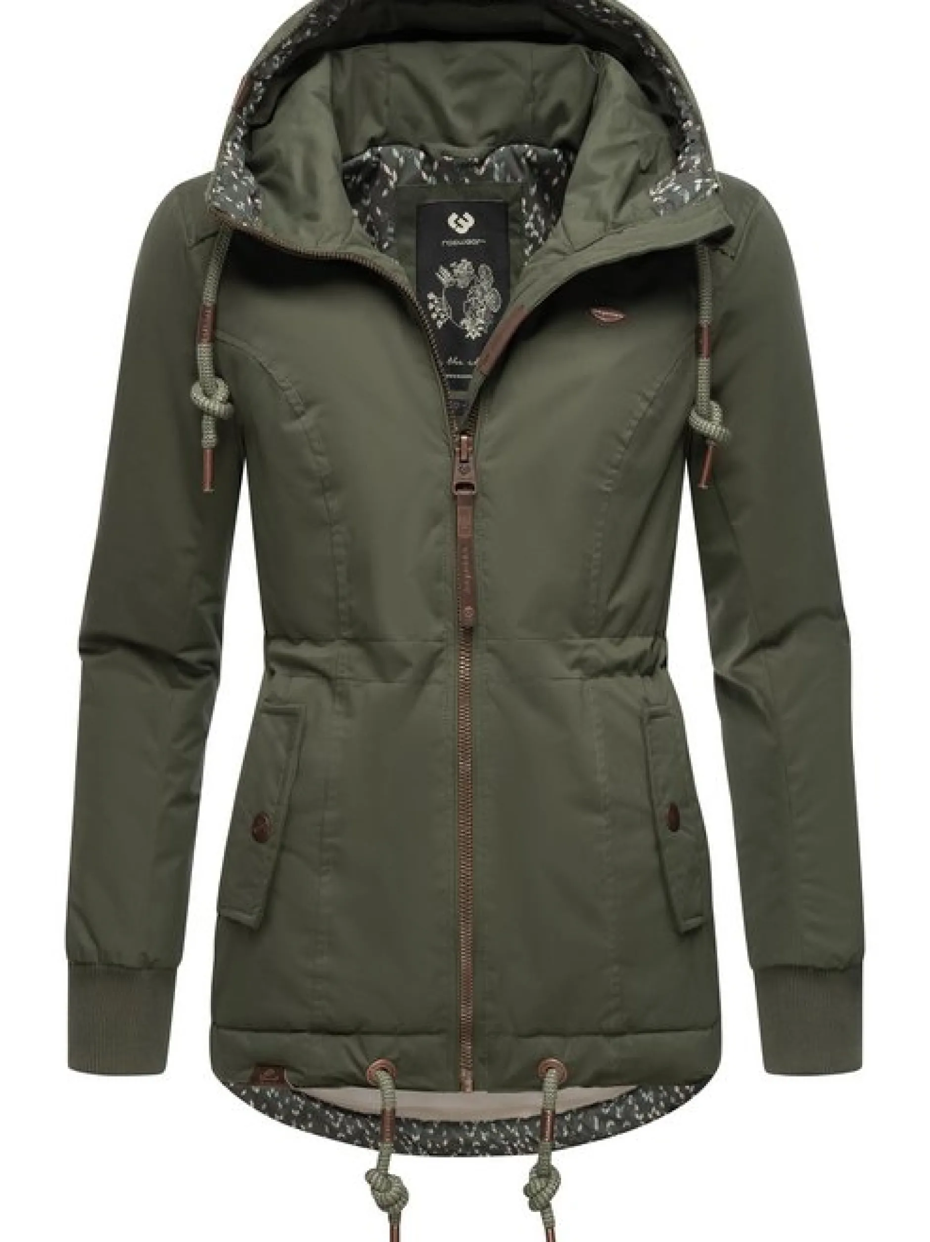 Ragwear Damen Winterjacke - YM-Danka in oliv