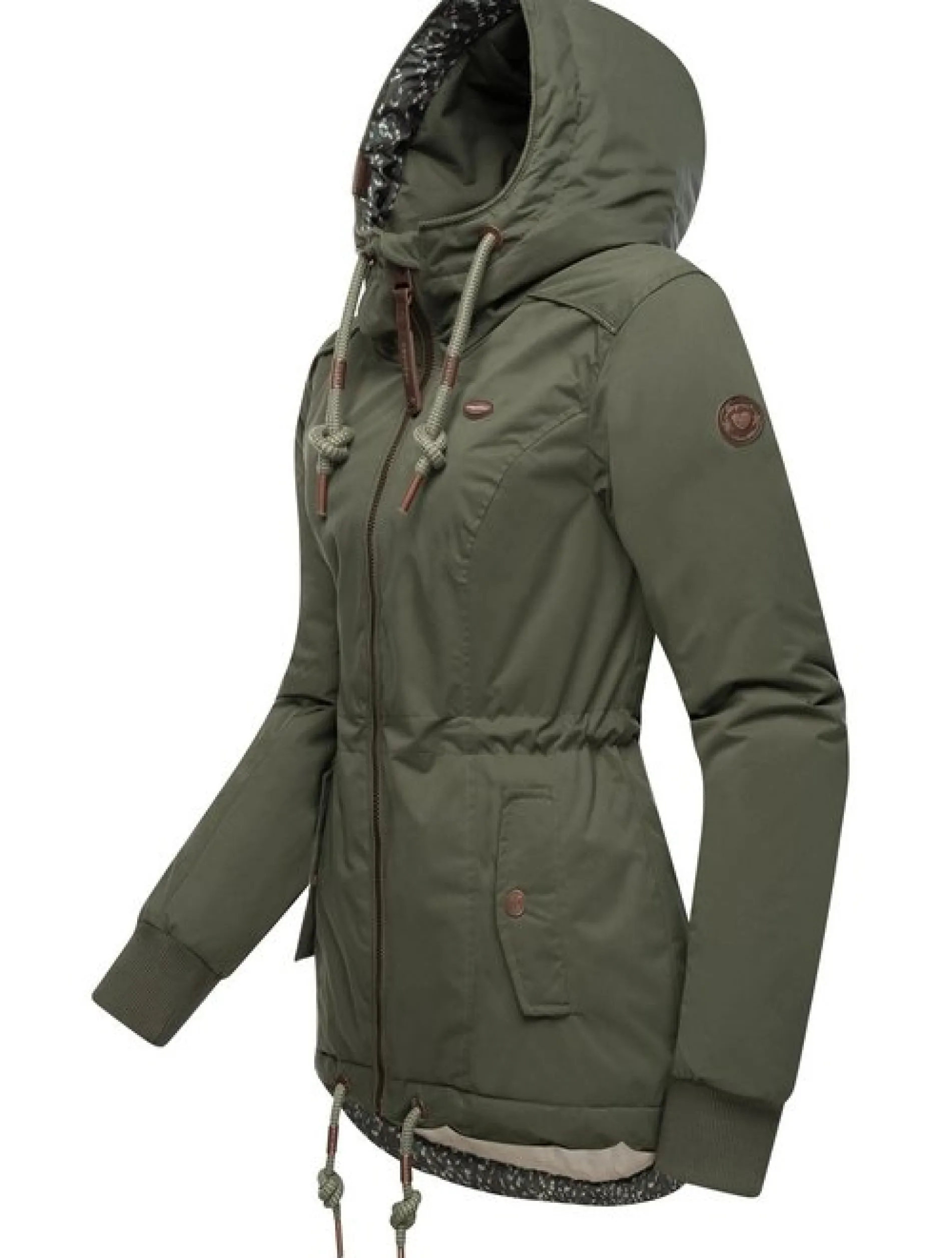 Ragwear Damen Winterjacke - YM-Danka in oliv