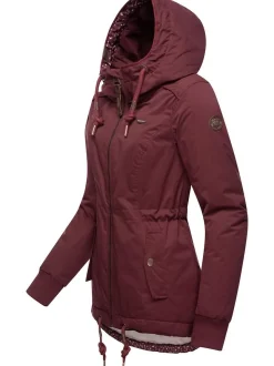Ragwear Damen Winterjacke - YM-Danka in bordeaux