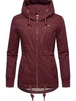 Ragwear Damen Winterjacke - YM-Danka in bordeaux