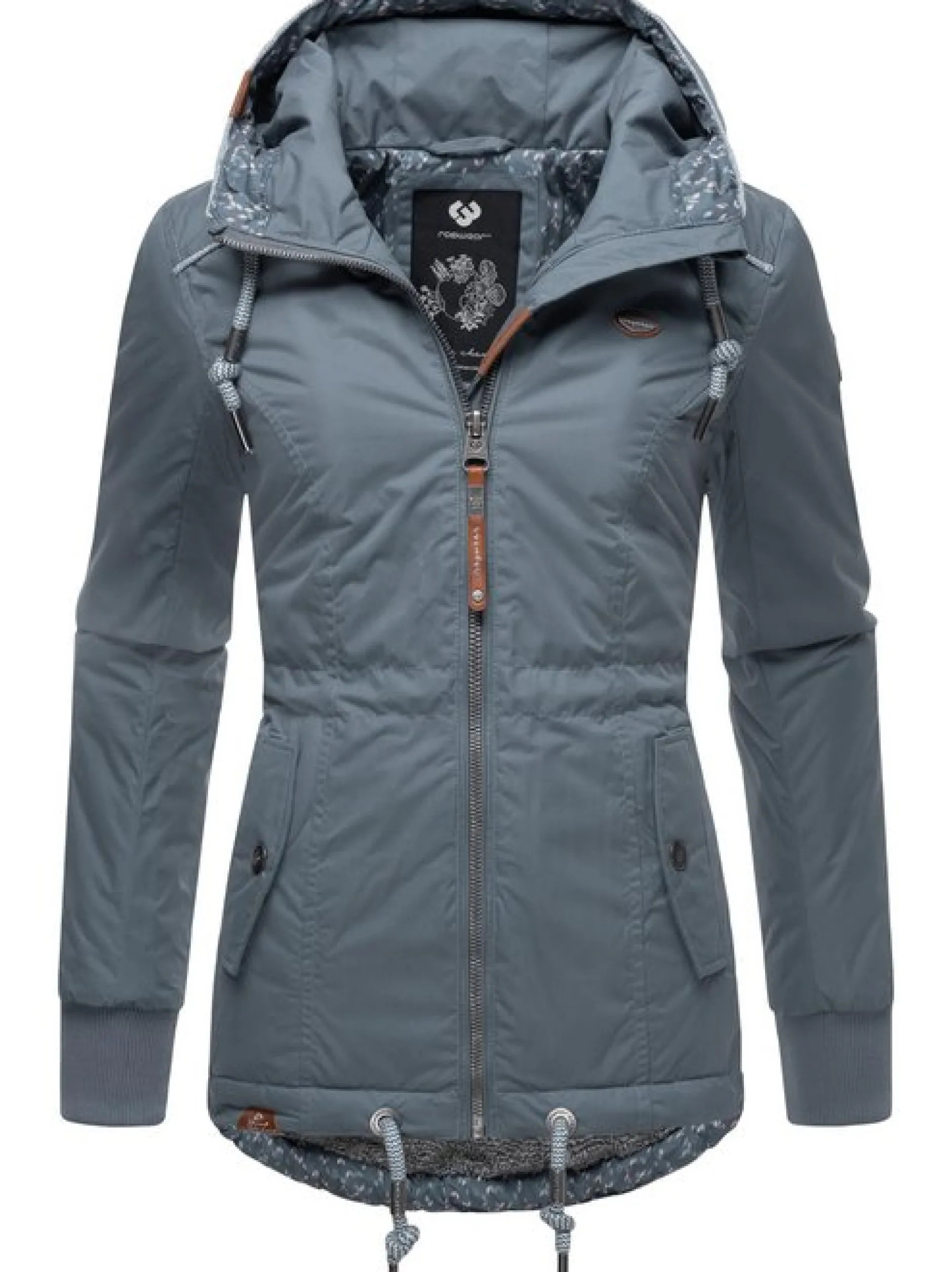 Ragwear Damen Winterjacke - YM-Danka in grau