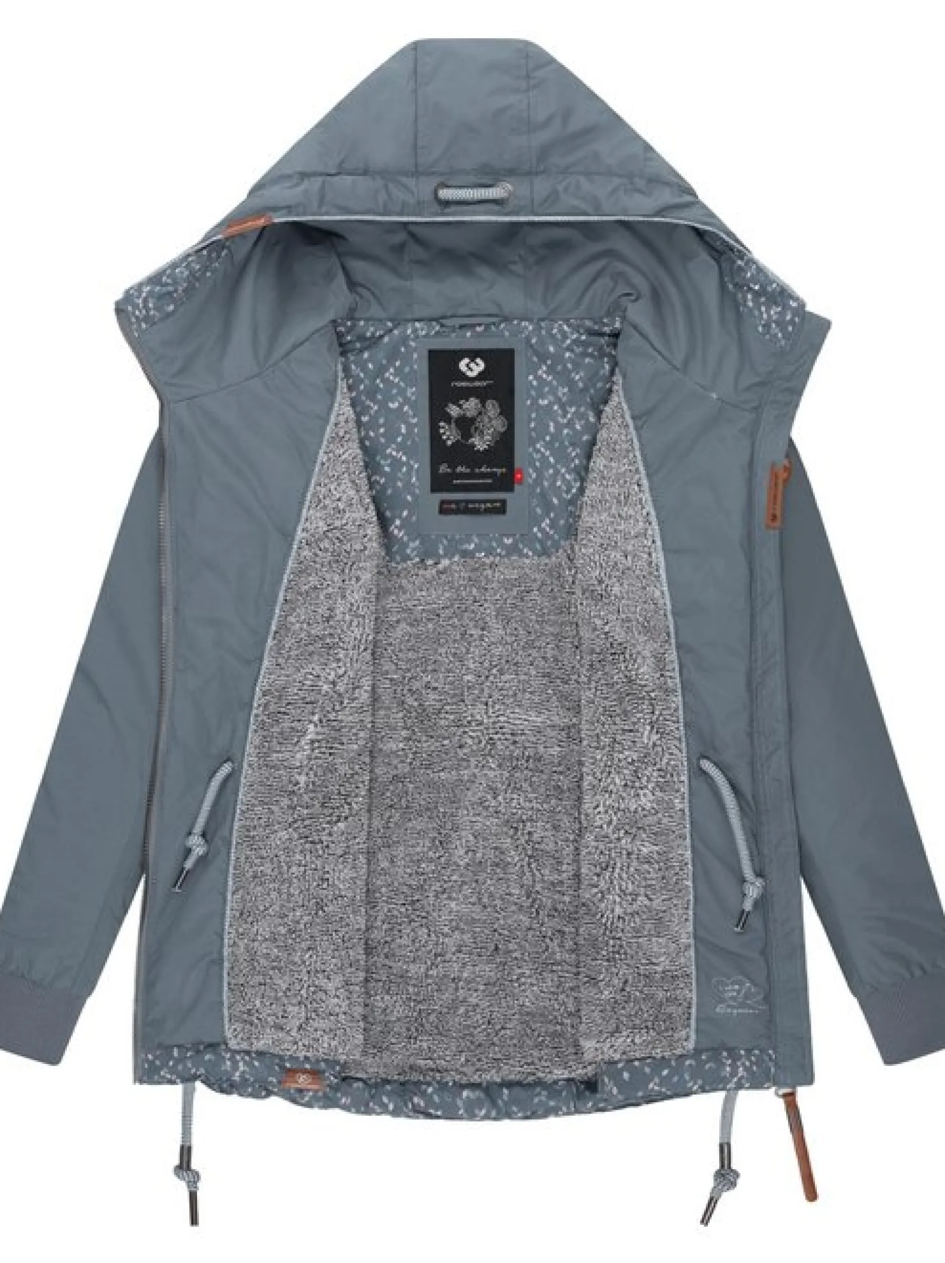 Ragwear Damen Winterjacke - YM-Danka in grau