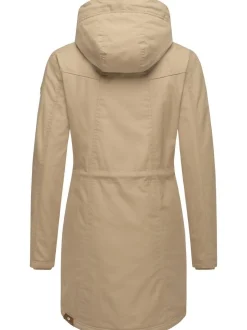 Ragwear Damen Wintermantel - Elsie in taupe