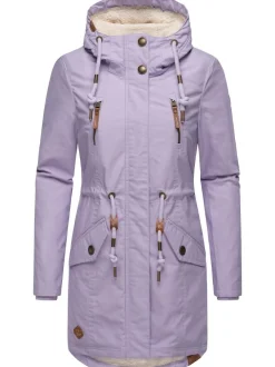 Ragwear Damen Wintermantel - Elsie in lila