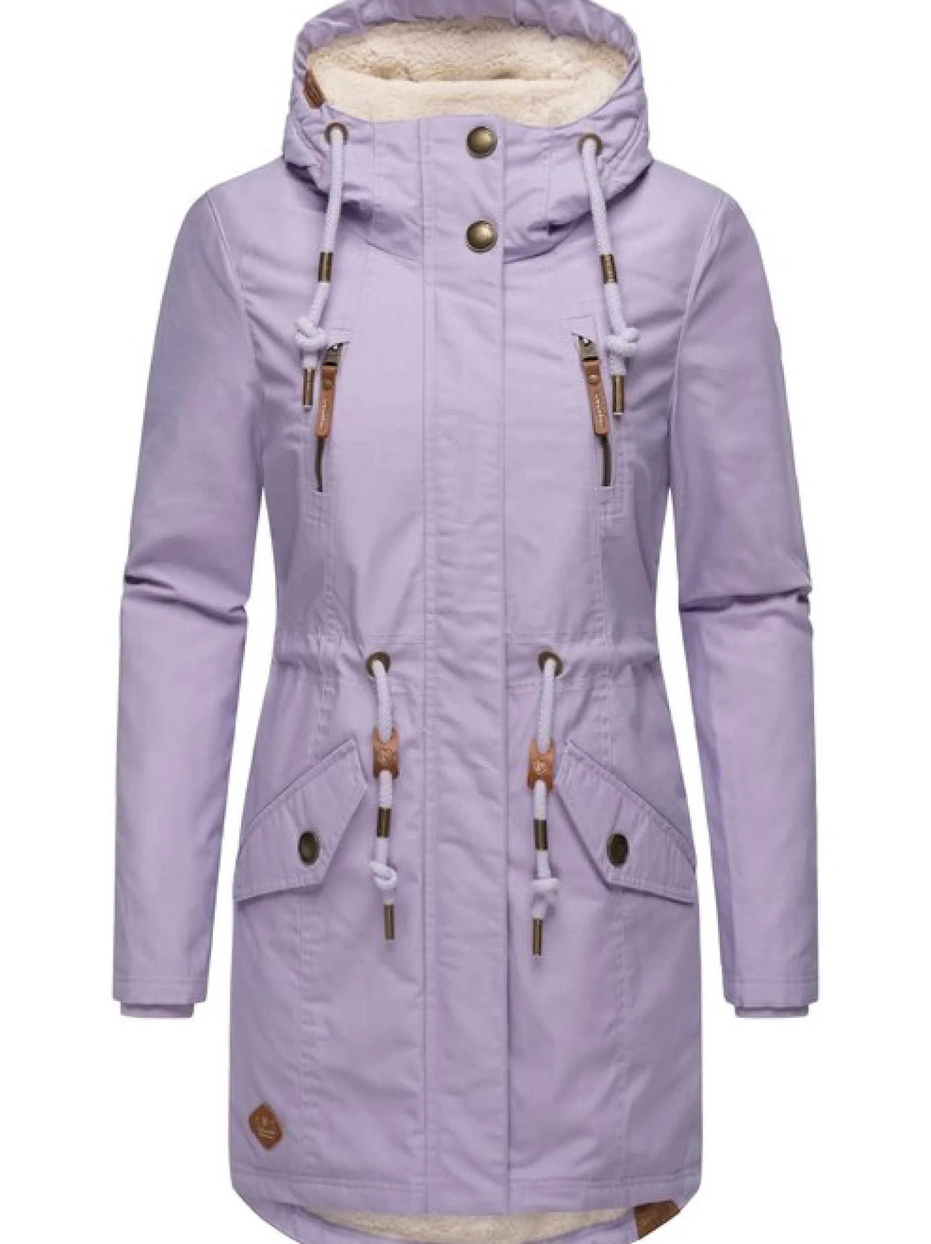 Ragwear Damen Wintermantel - Elsie in lila