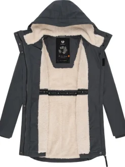 Ragwear Damen Wintermantel - Elsie in grau