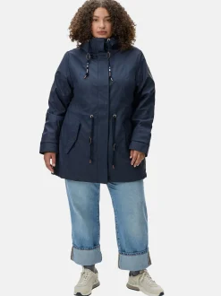Ragwear Damen Wintermantel - Monadis Rainy II Intl. in blau