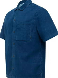 Ragwear Herren Kurzarmhemd - Teecord in blau