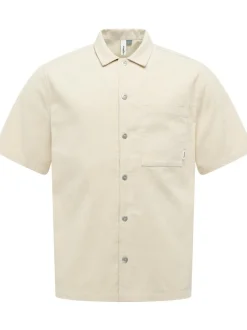 Ragwear Herren Kurzarmhemd - Teecord in ecru