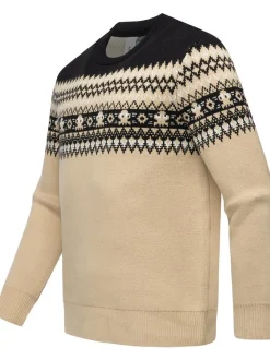 Ragwear Herren Norwegerpullover - Norwen in sand