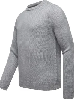 Ragwear Herren Strickpullover - Larrs in grau