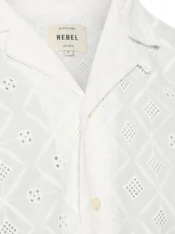 Redefined Rebel Herren Freizeithemd - RRGrady in weiß