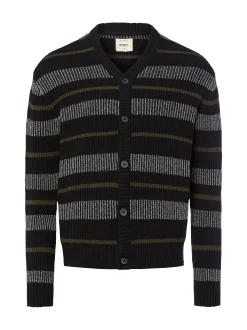 Redefined Rebel Herren Strickjacke - RRMiller in schwarz mehrfarbig