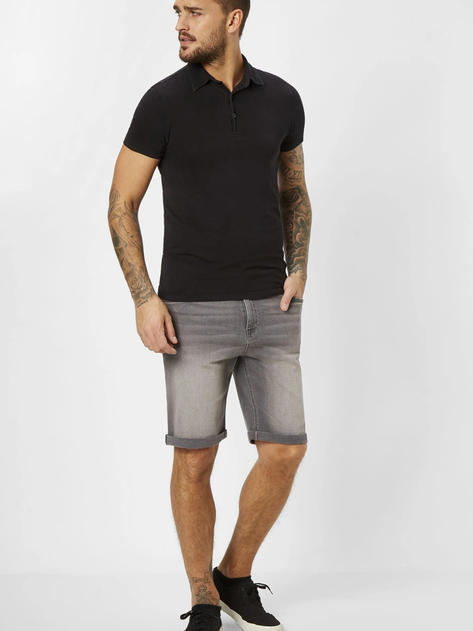 Redpoint Herren Bermuda - SHERBROOKE Comfort Fit in grau