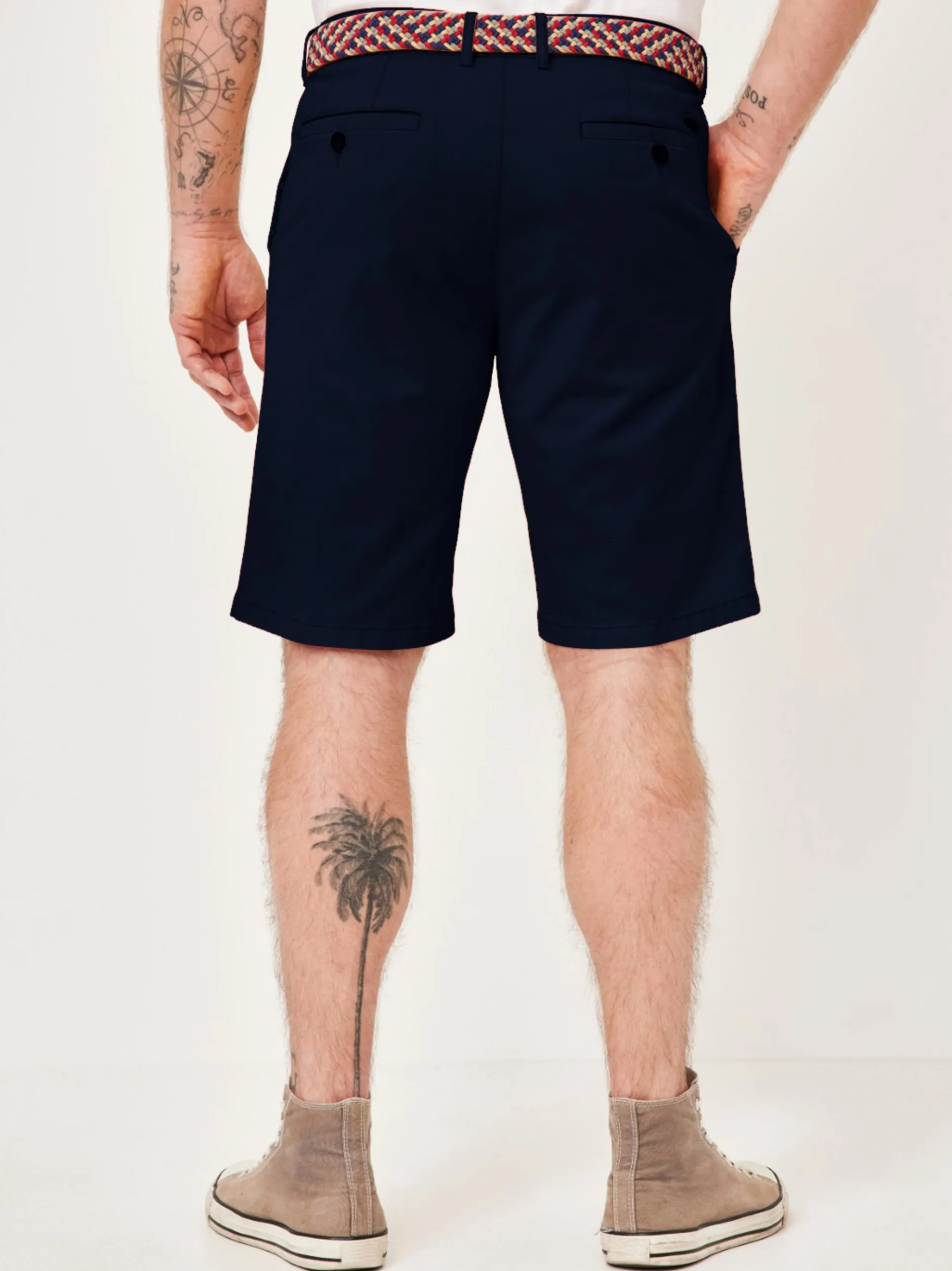 Redpoint Herren Bermuda - SURREY Slim Fit in marine
