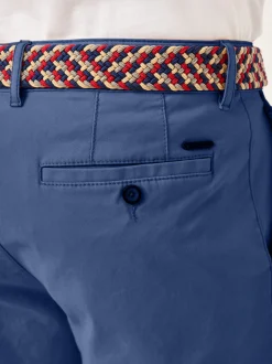 Redpoint Herren Bermuda - SURREY Slim Fit in blau