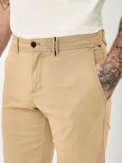 Redpoint Herren Bermuda - Surrey Slim Fit in beige