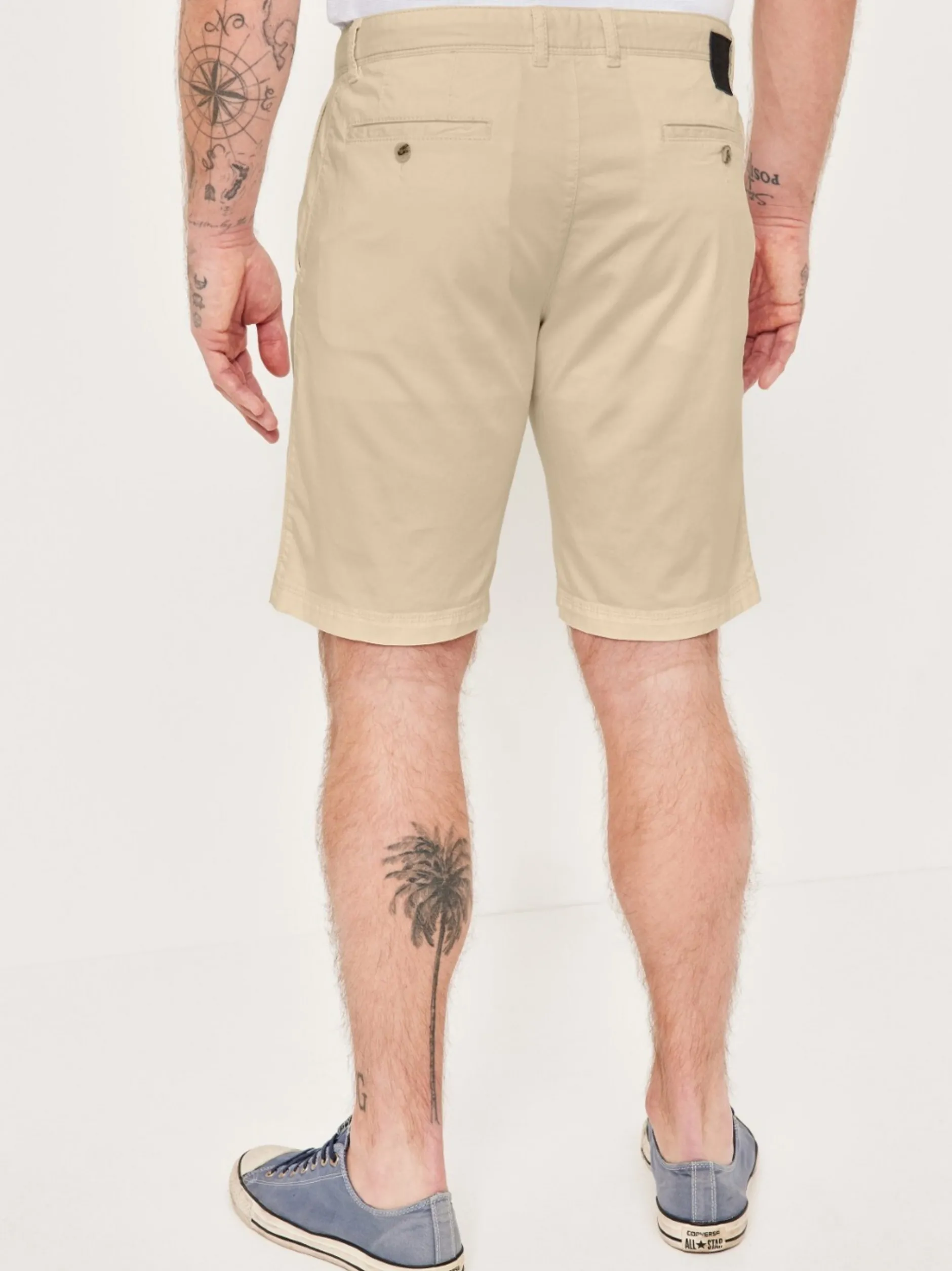 Redpoint Herren Bermuda - Surrey Slim Fit in beige