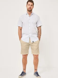 Redpoint Herren Bermuda - Surrey Slim Fit in beige