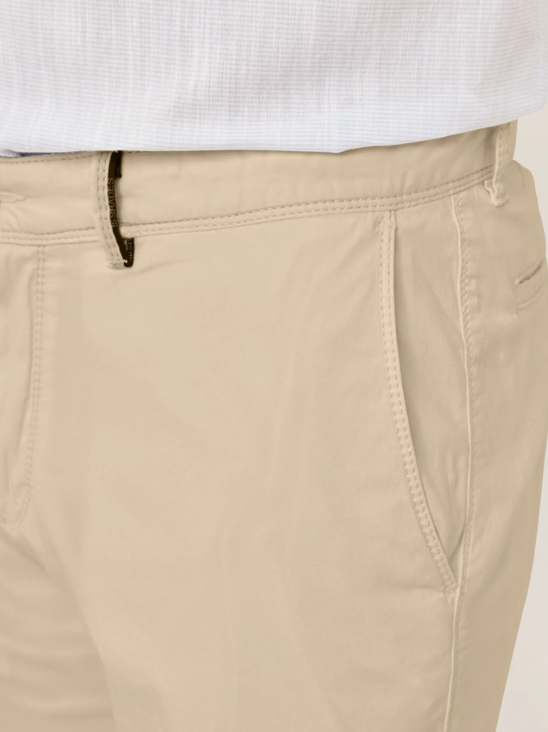 Redpoint Herren Bermuda - Surrey Slim Fit in beige