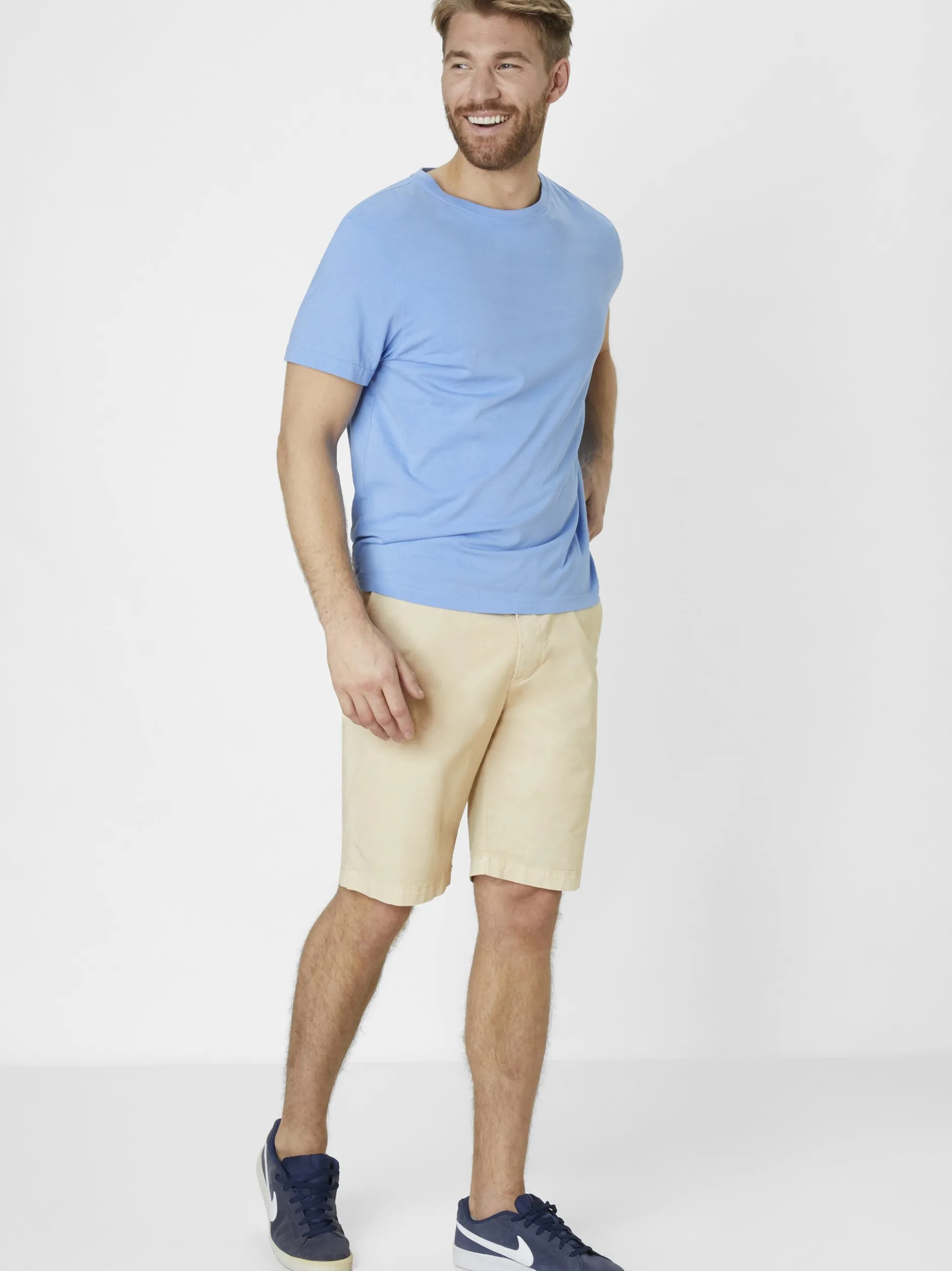 Redpoint Herren Bermuda - Surrey Comfort Fit in beige