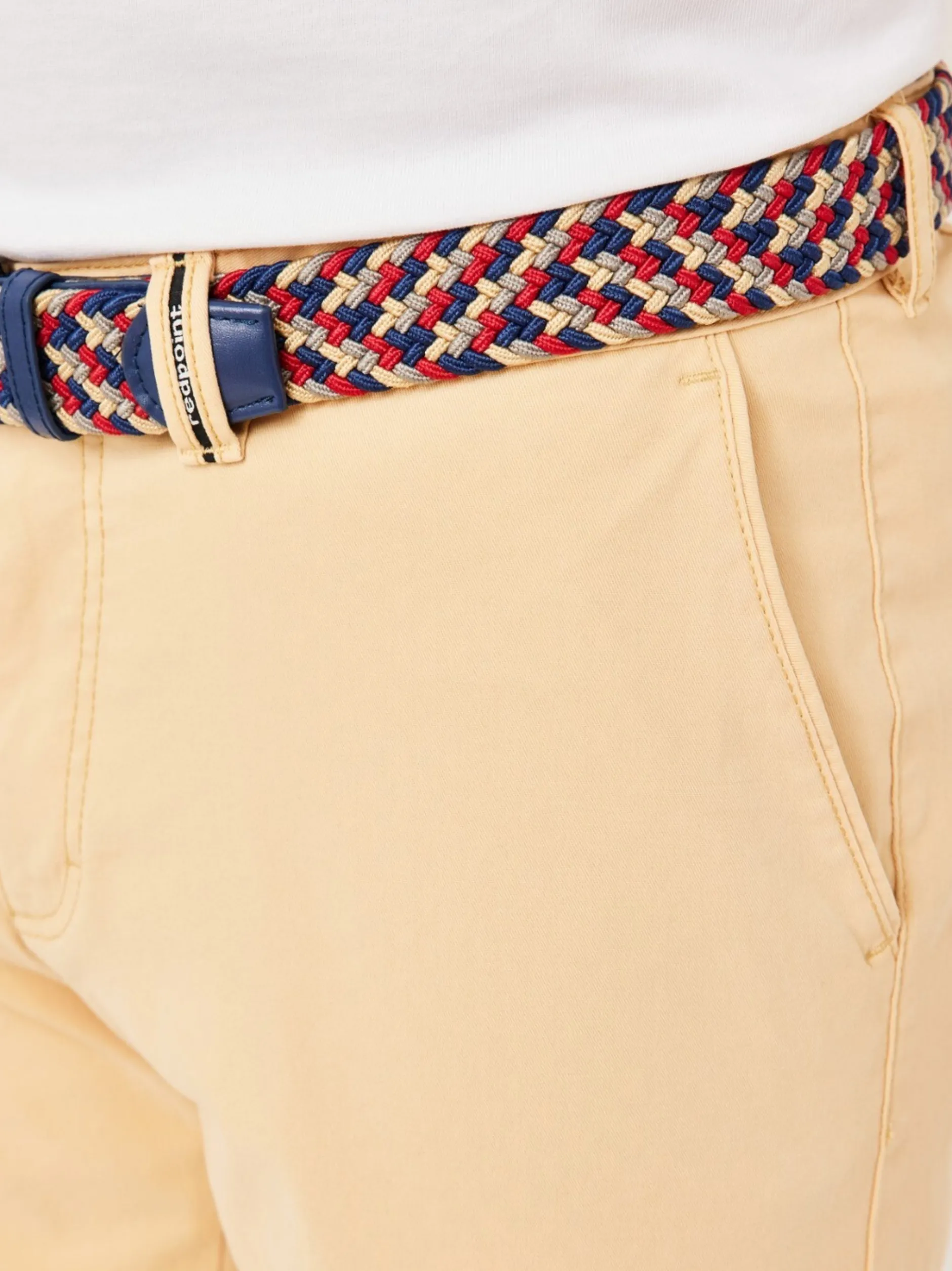 Redpoint Herren Bermuda - SURREY Slim Fit in gelb