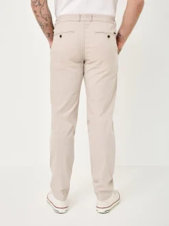 Redpoint Herren Chino - HALIFAX Slim Fit in kitt