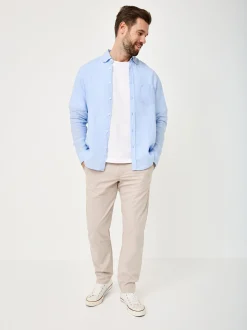 Redpoint Herren Chino - HALIFAX Slim Fit in kitt