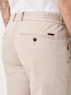 Redpoint Herren Chino - HALIFAX Slim Fit in kitt