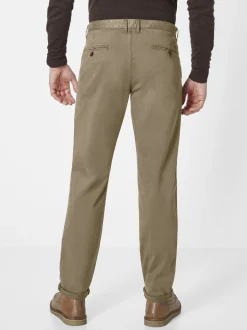 Redpoint Herren Chino - Jasper Slim Fit in taupe