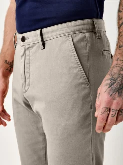 Redpoint Herren Chino - JASPER Slim Fit in kitt