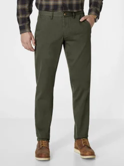Redpoint Herren Chino - Jasper Slim Fit in oliv