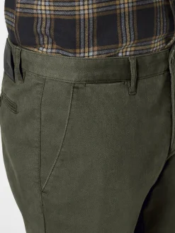Redpoint Herren Chino - Jasper Slim Fit in oliv