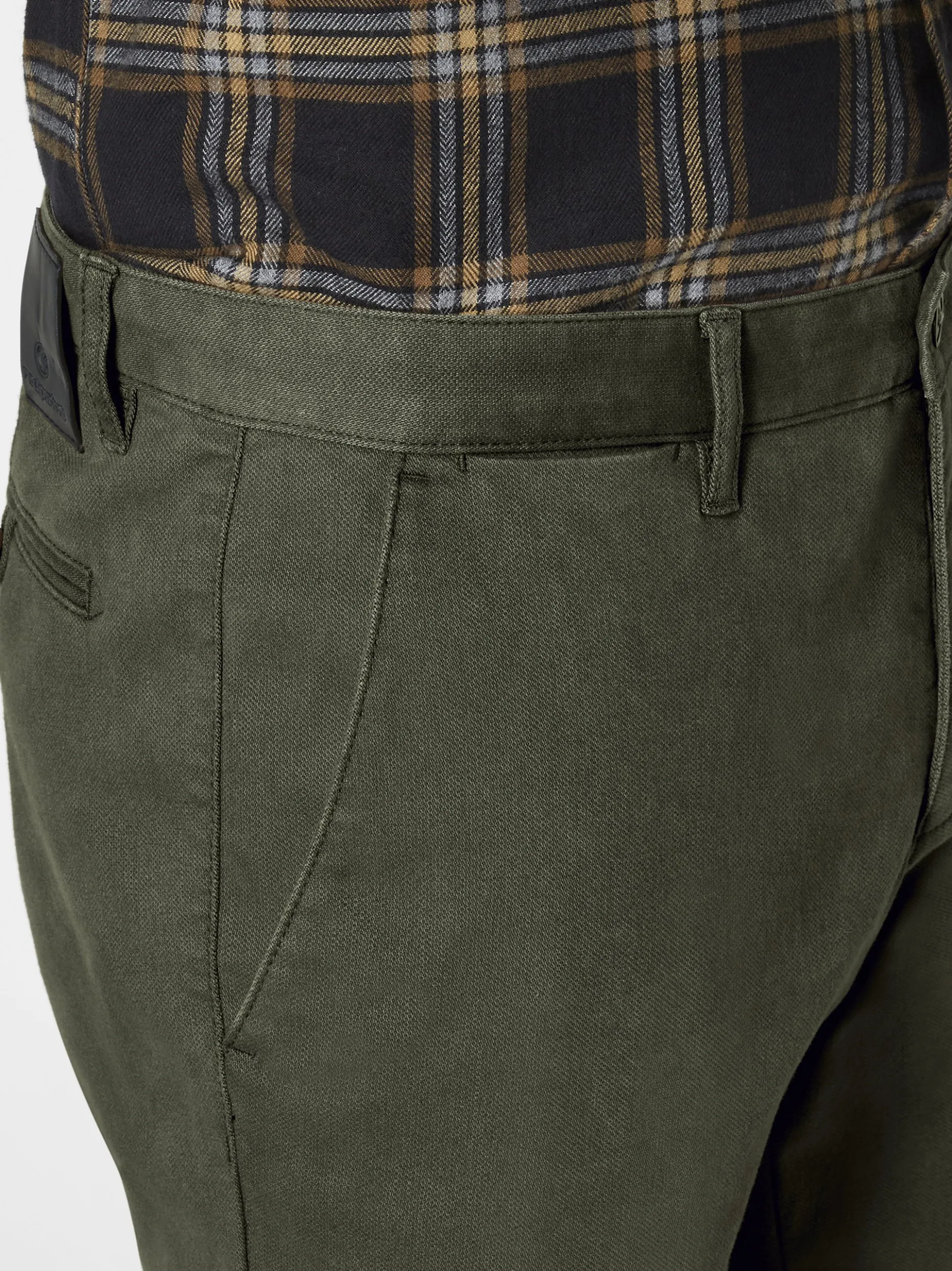 Redpoint Herren Chino - Jasper Slim Fit in oliv