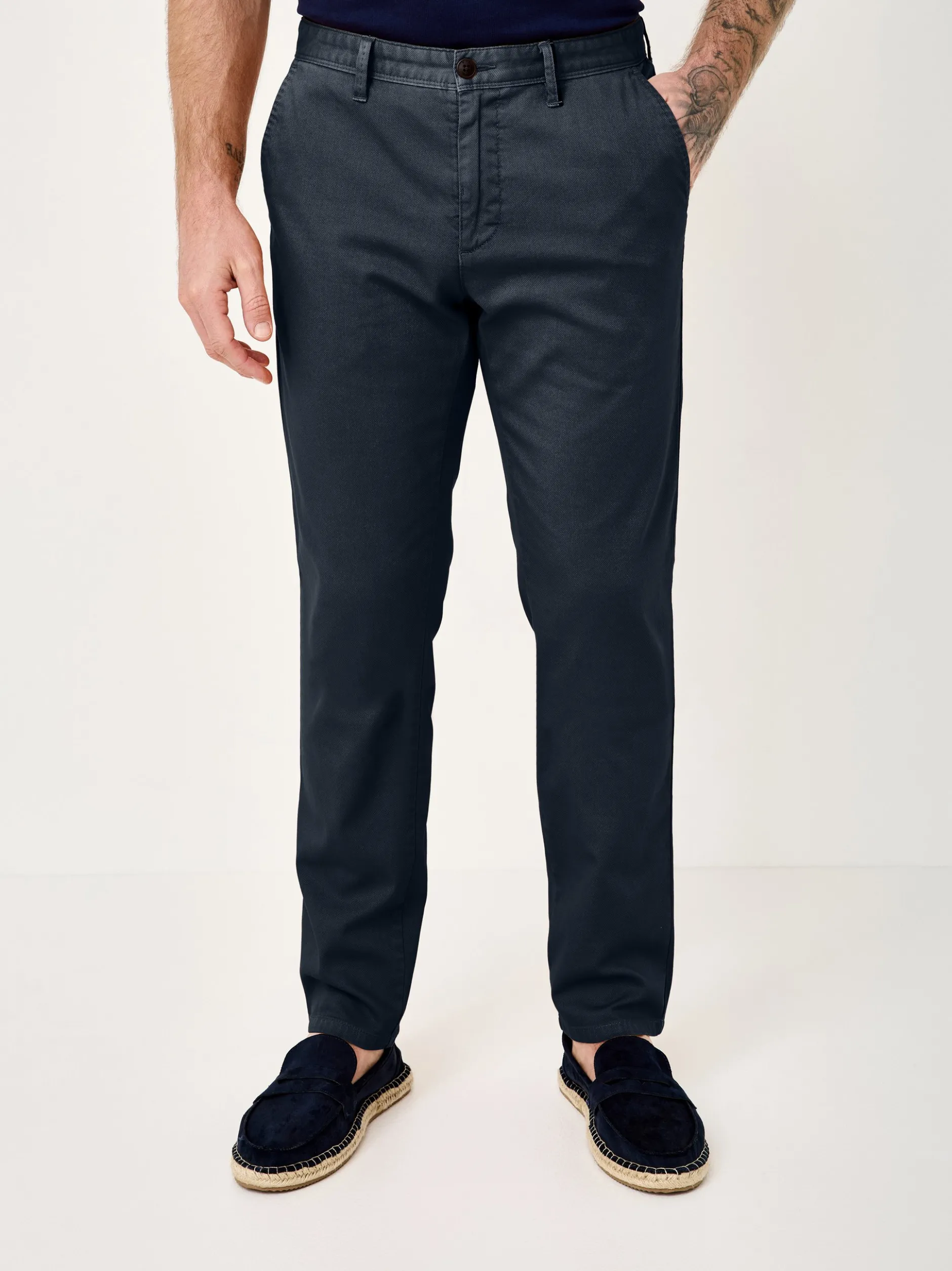Redpoint Herren Chino - JASPER Slim Fit in marine