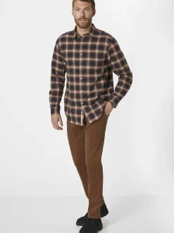 Redpoint Herren Chino - Jasper Slim Fit in kastanie