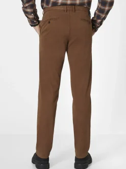Redpoint Herren Chino - Jasper Slim Fit in kastanie